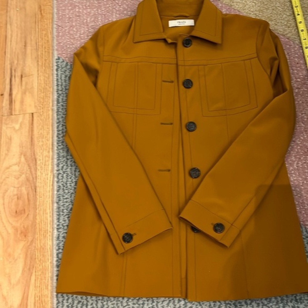 Prada Mustard Utility Jacket - image 1